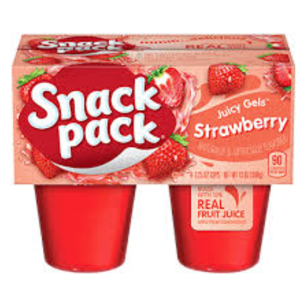 SNACK PACK JUICY GELS STRAWBERRY 368G